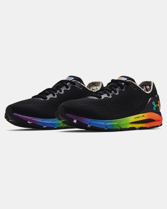 Men's UA HOVR™ Sonic 4 Pride Running Shoes, Black, pdpMainDesktop image number 0